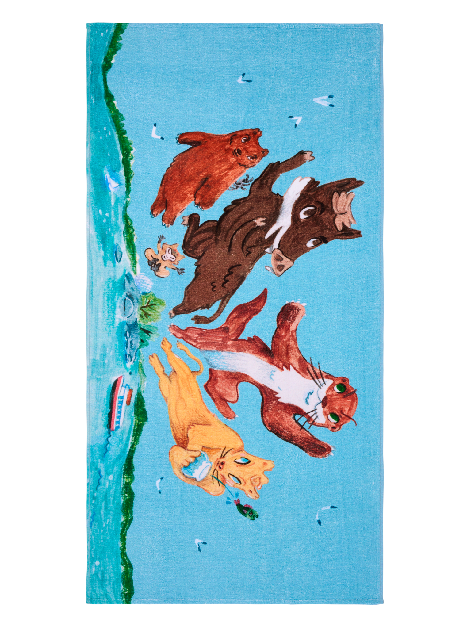 70506-5507-01-06; Finlayson Sankarit Bath Towel Multi / 70x140 cm 