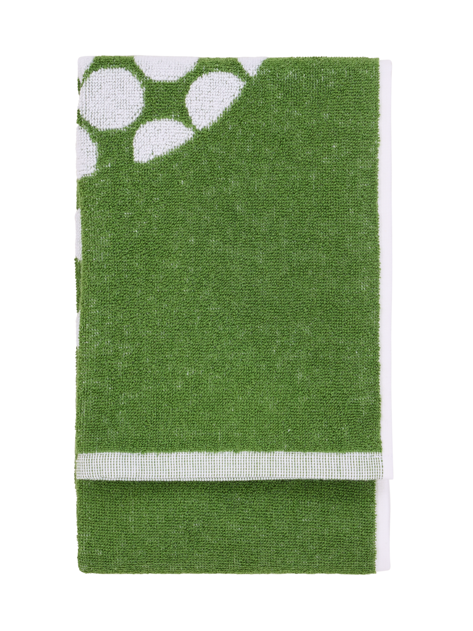 71063-1367-05-12_3; Finlayson Optinen Omena Hand Towel Green / 50x70 cm 