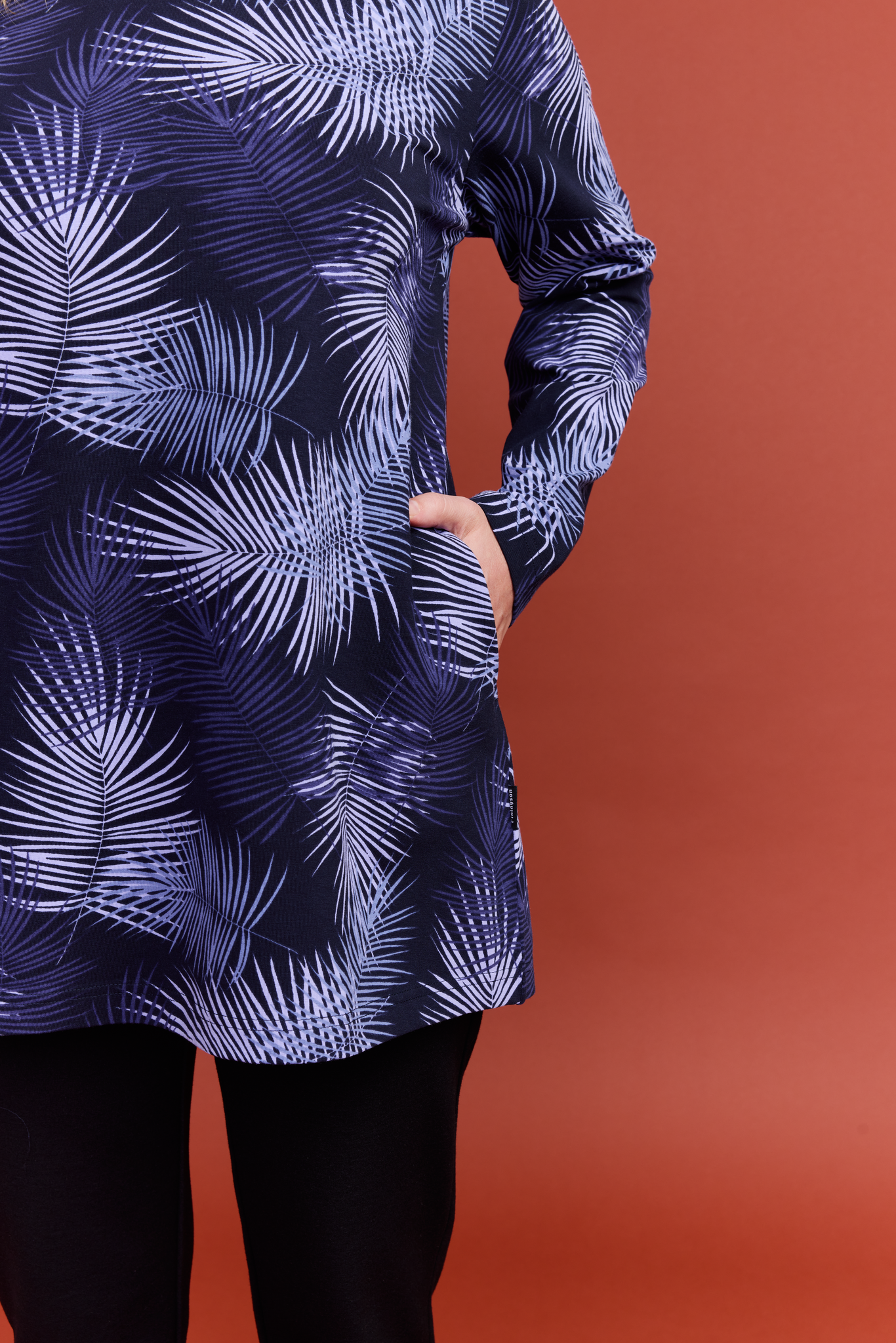 22702961001_3; Finlayson Palma Tricot tunic Dark Blue / Blue / S 
