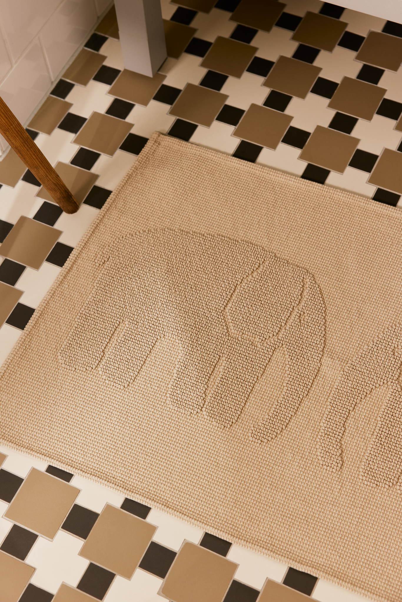70321-4547-01-06_1; Finlayson Elefantti Bath rug Beige / 50x80 cm 