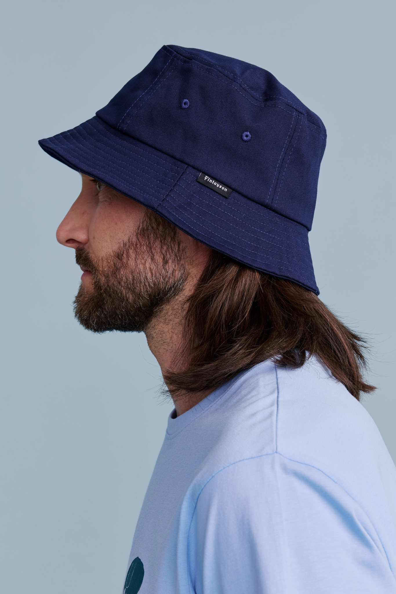 22598195001_3; 22598195002_3; Finlayson Elefantti Bucket hat Dark Blue / L/XL 