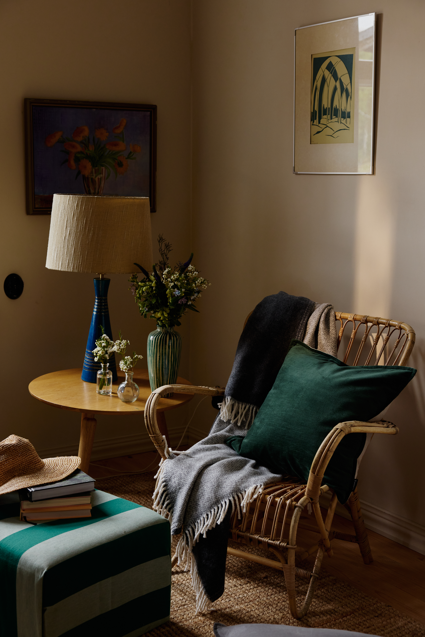 81826-0300-06-04_3; Finlayson Lumoava Cushion Cover Dark Green / 50x50 cm 