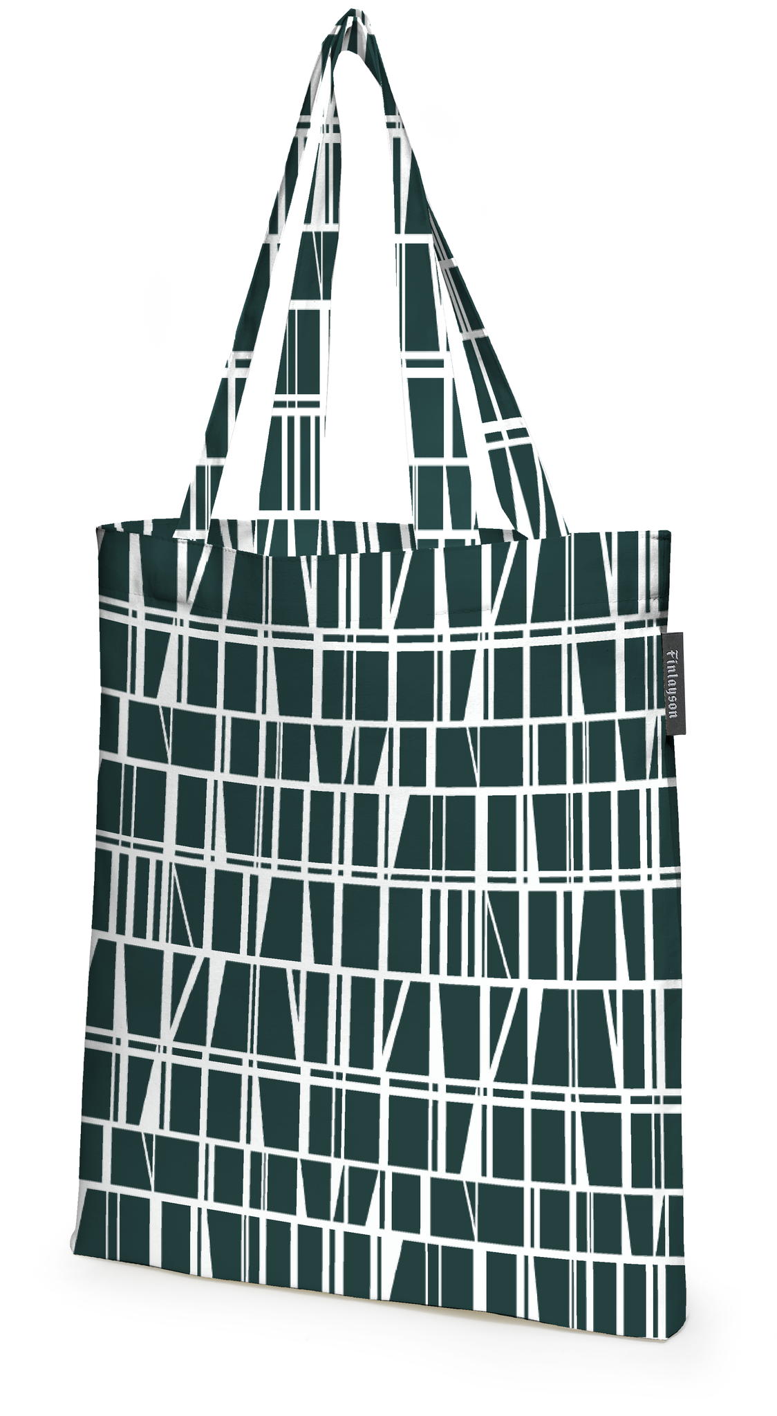 80220-3435-54-10; Finlayson Coronna Tote bag Dark Green / 36x42 cm 