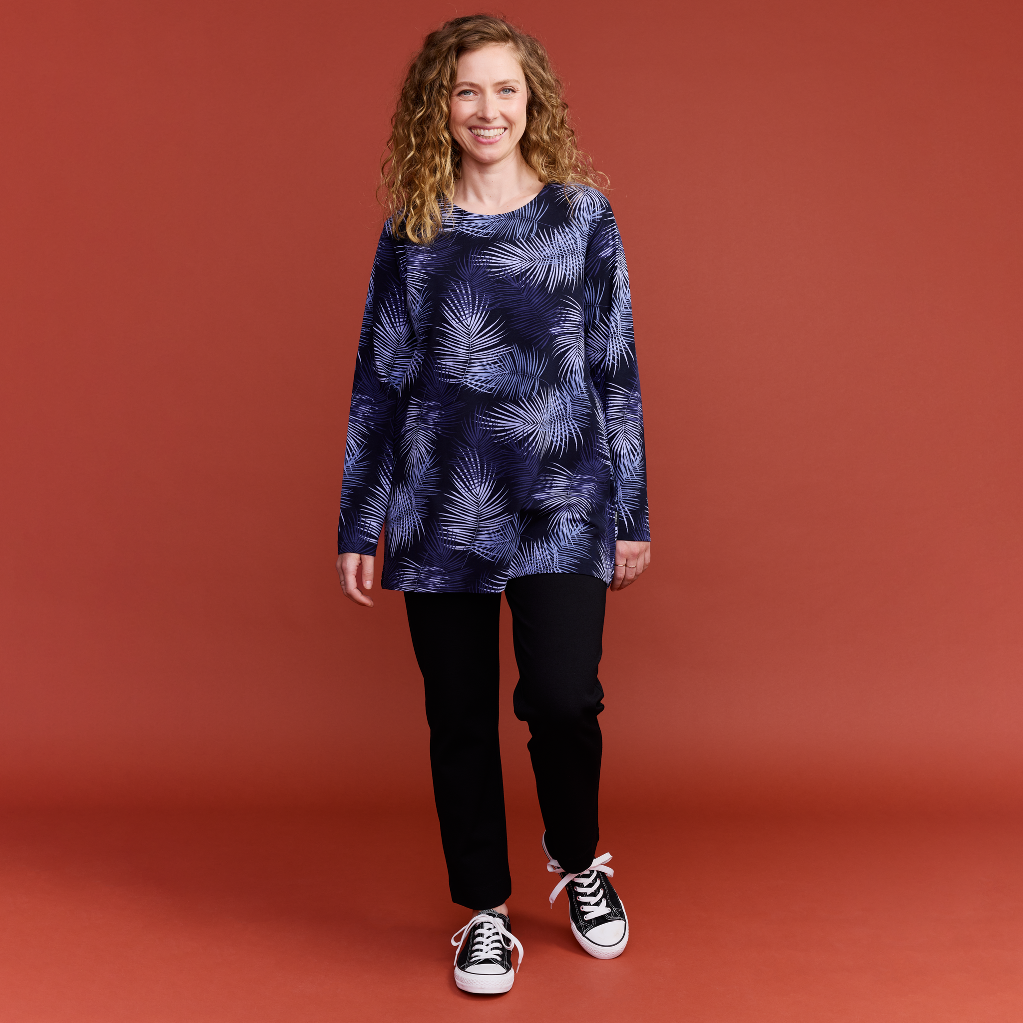 22702961002; Finlayson Palma Tricot tunic Dark Blue / Blue / M 
