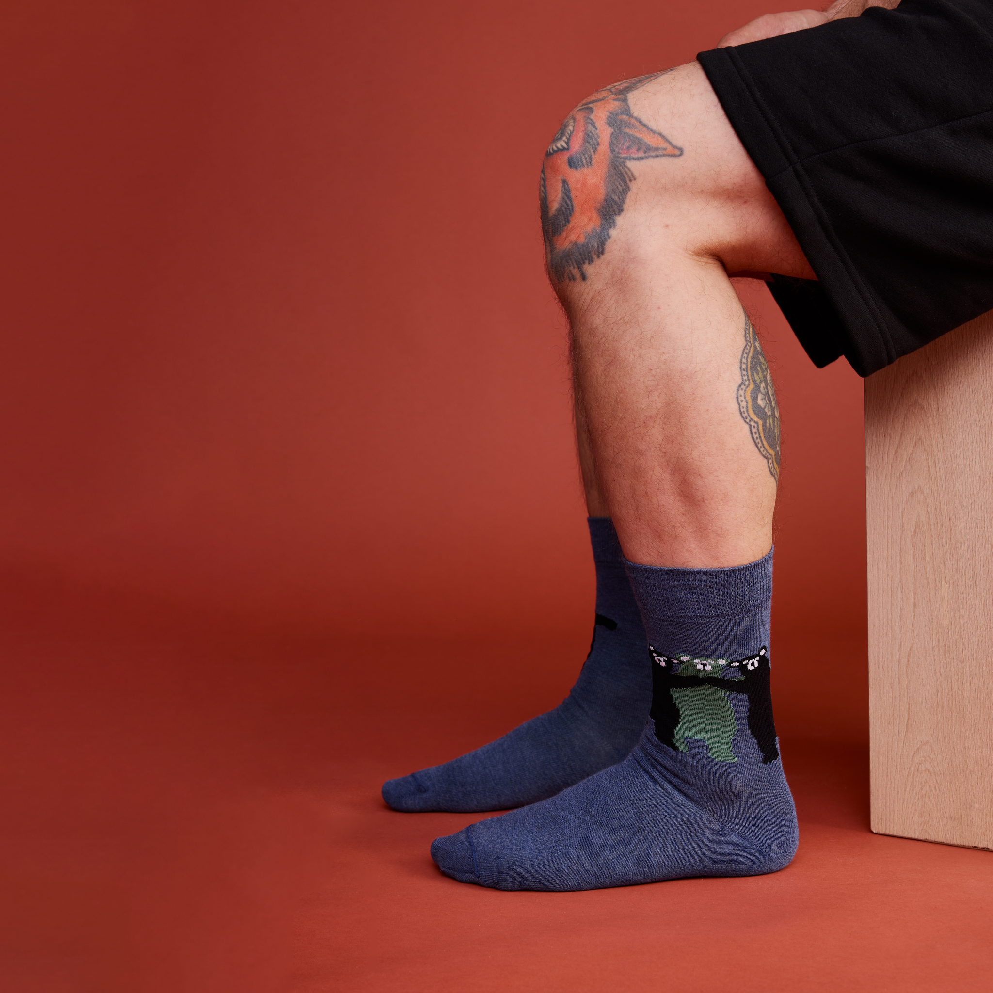 99100-0753; Finlayson Kopla Socks Blue / 40-42 