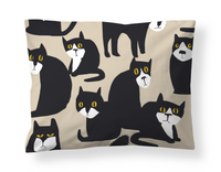 Finlaysonshop.com Spot the Dog pillowcase Sand / Black / 50x60 cm