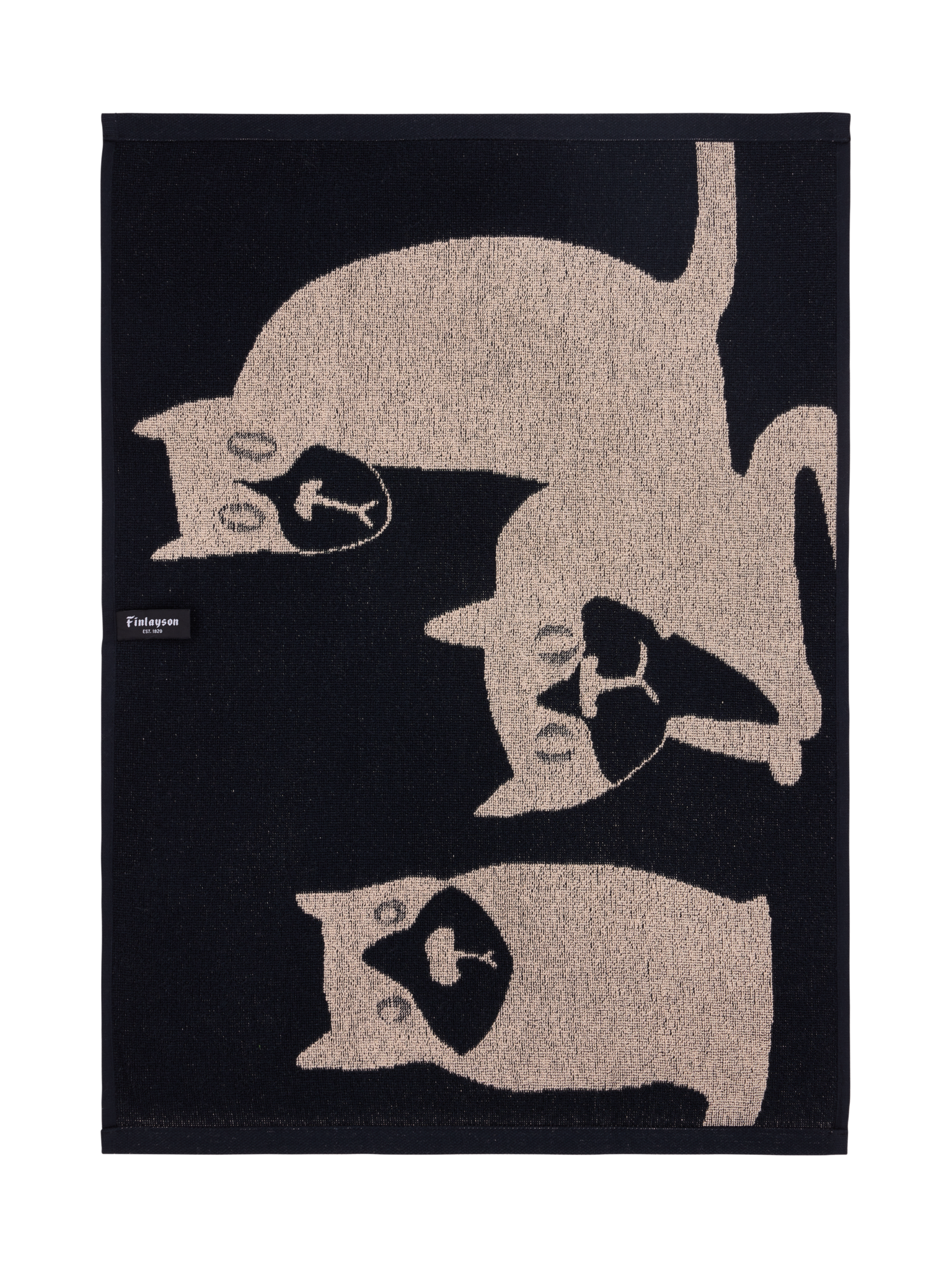 70553-1520-04-12_2; Finlayson Spot the Dog Hand Towel Sand / 50x70 cm 