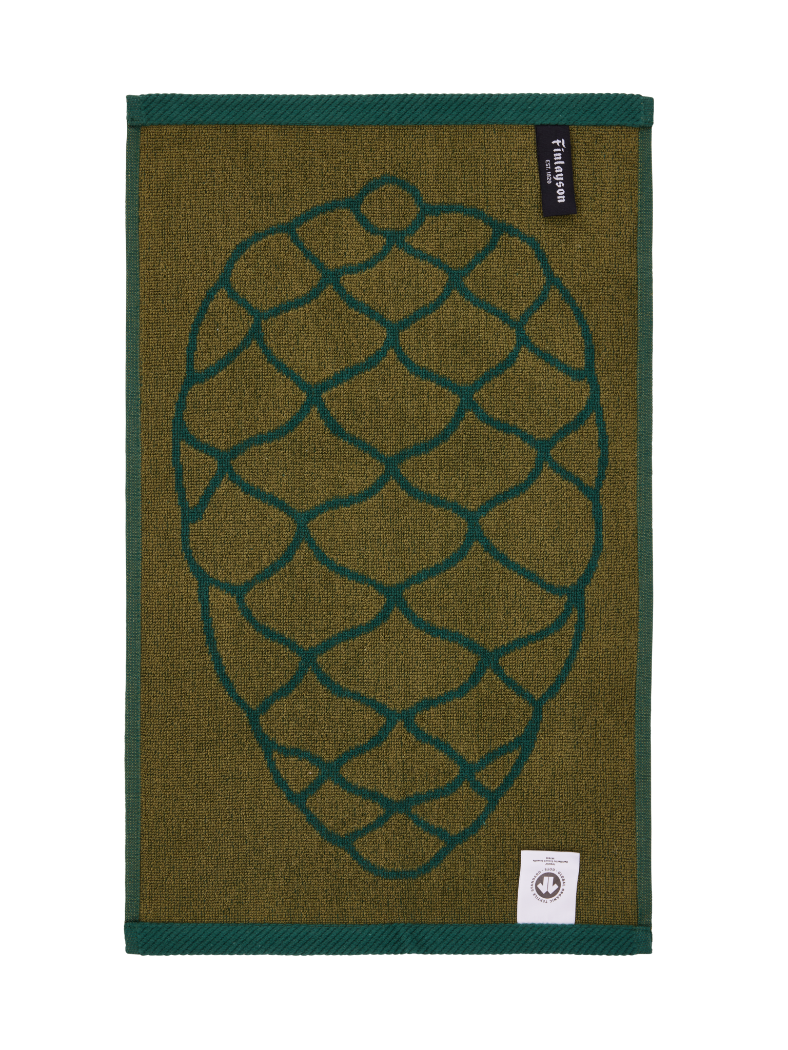 70562-5475-02-12_2; Finlayson Käpy Hand towel Green / 30x50 cm 